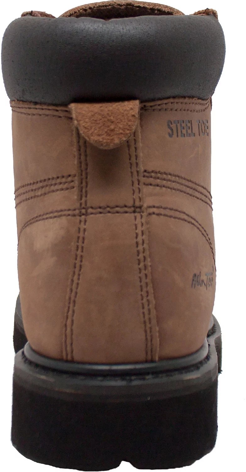 AdTec Men’s 6 in Nubuck Steel Toe Work Boots Academy