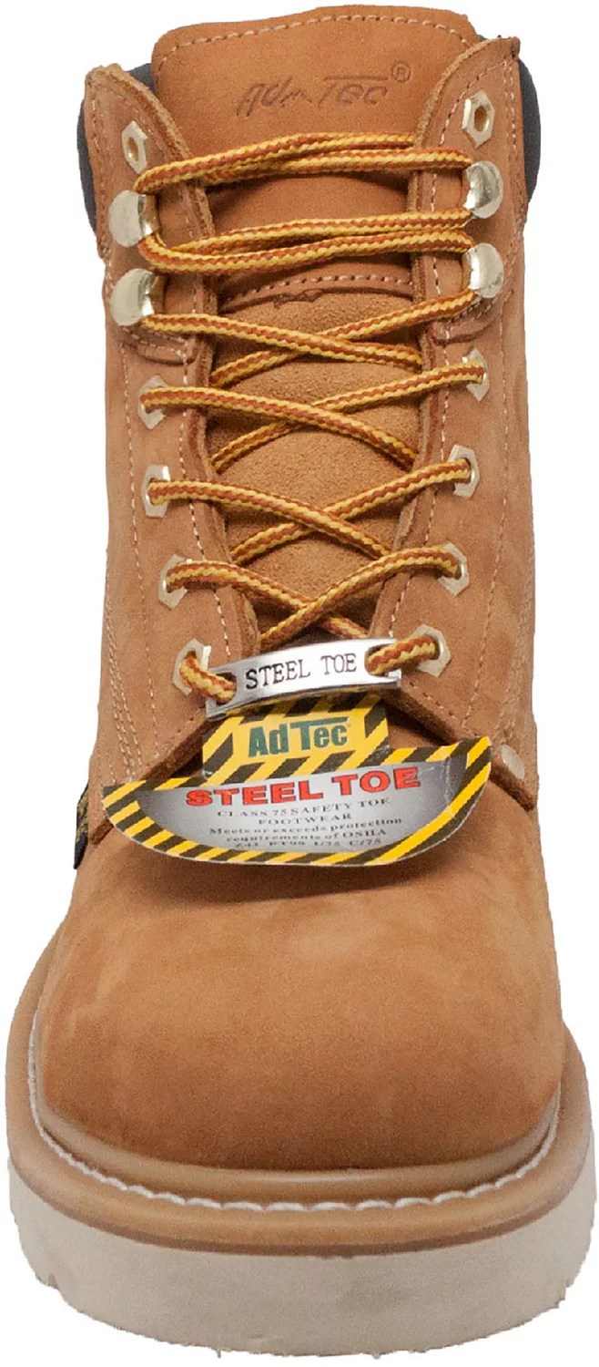 AdTec Men's Steel Toe Work Boots Free Shipping at Academy