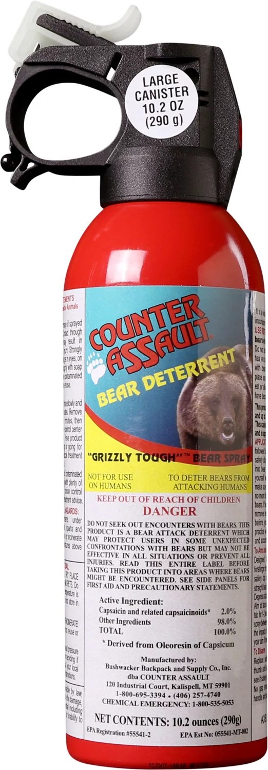 Counter Assault 40 ft 10 oz Bear Pepper Spray Academy
