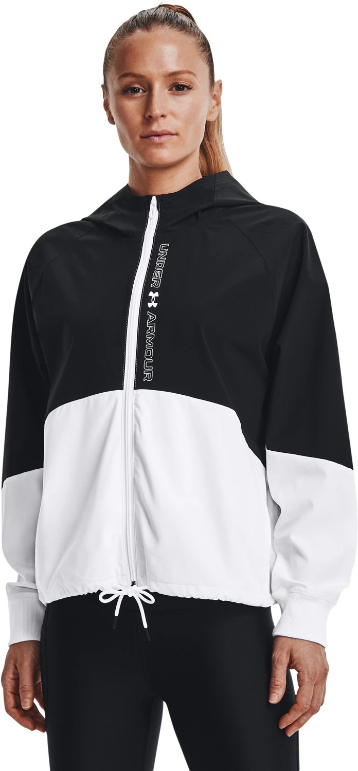 Under Armour Women's Woven FullZip Jacket Academy