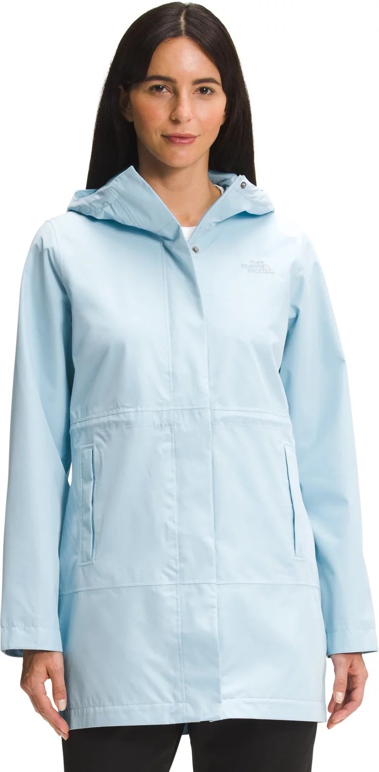 The North Face Women's Woodmont Rain Parka Jacket Academy