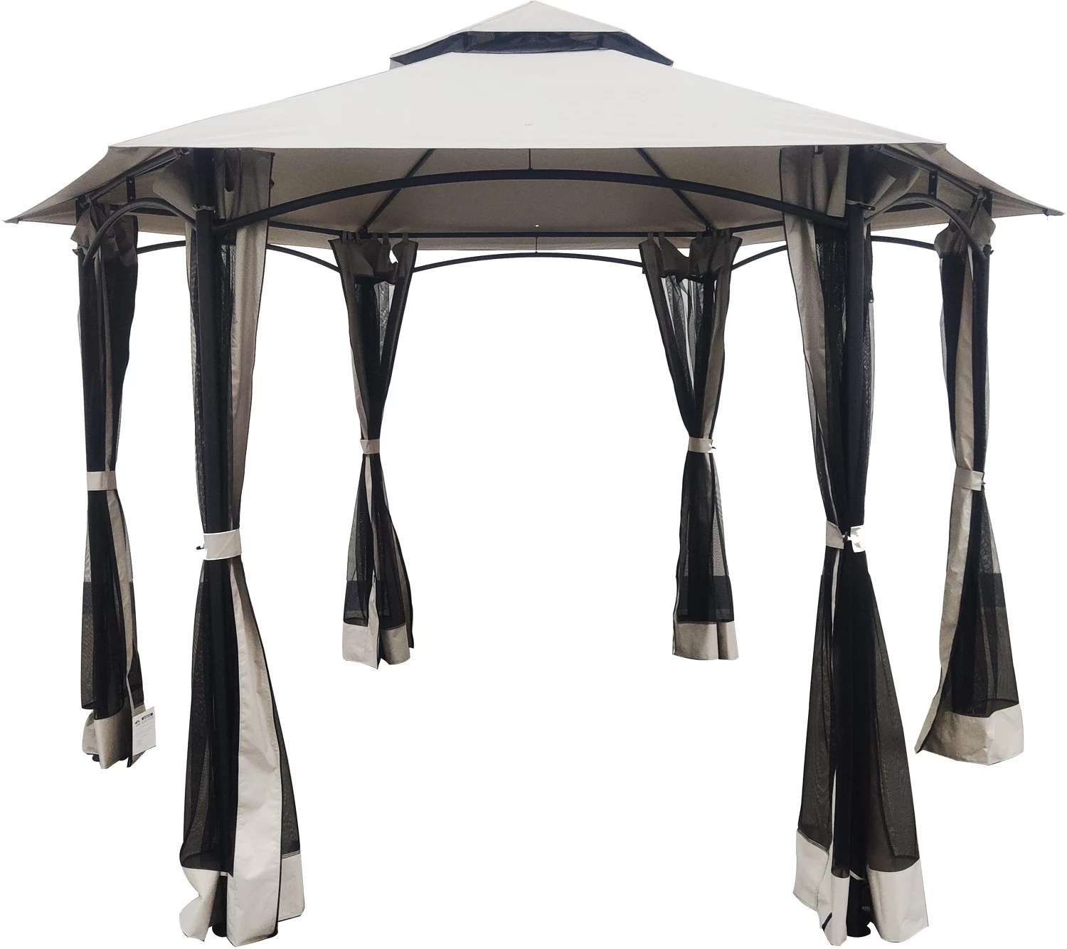 The Shade Semi Permanent Hex Gazebo Academy