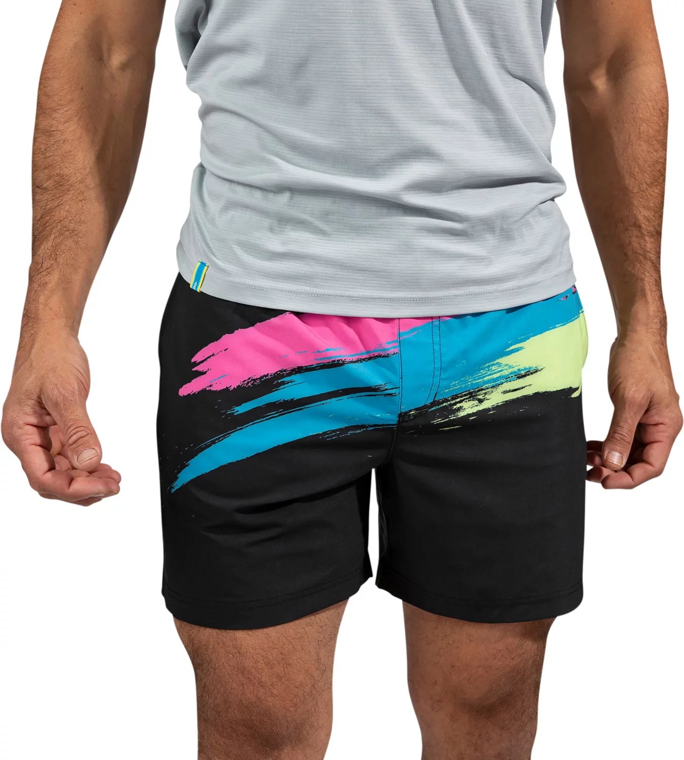Chubbies Men's Living Colors Compression Lined Sport Shorts 5.5 in
