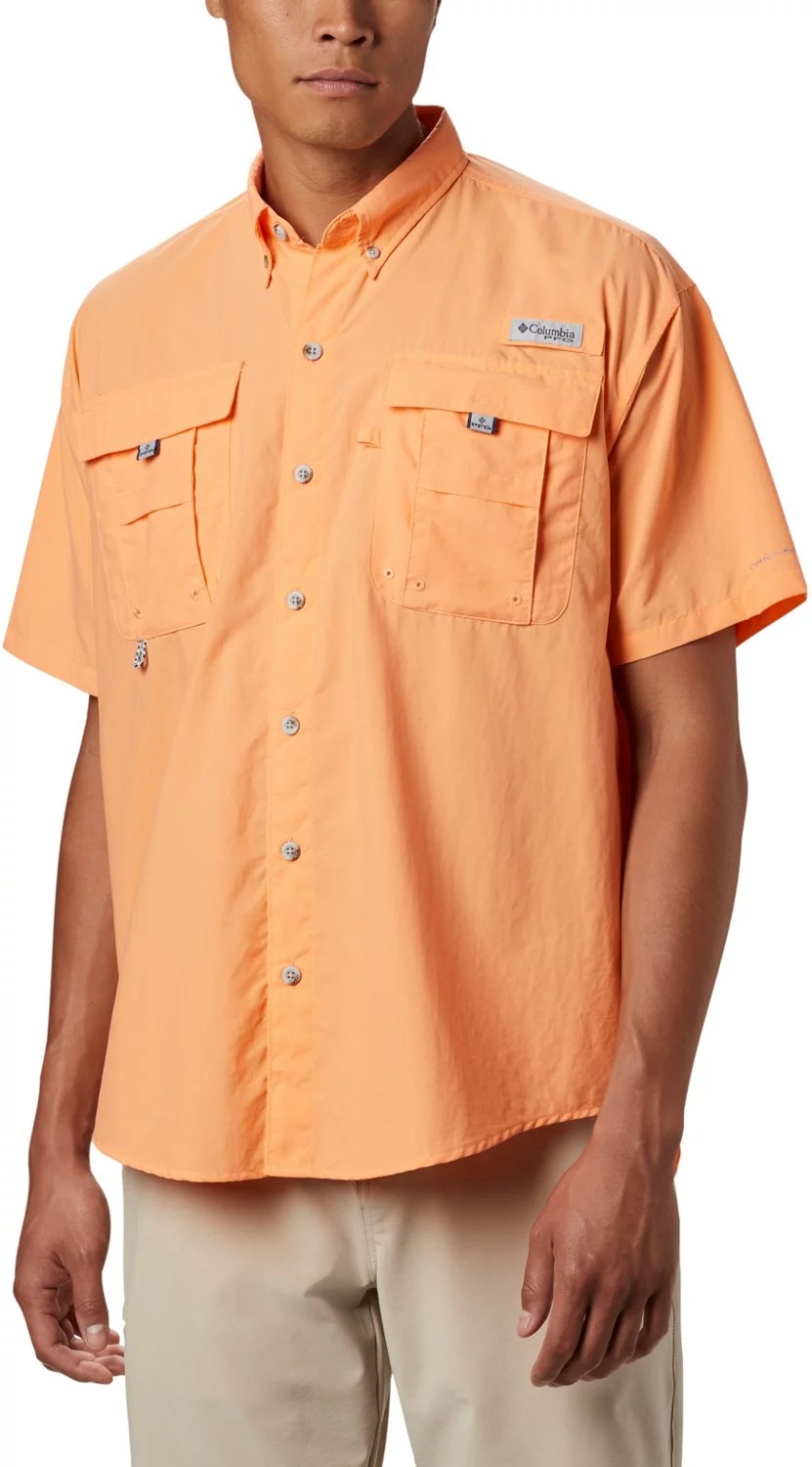 Columbia Sportswear Men's Bahama II PFG Short Sleeve Shirt Academy