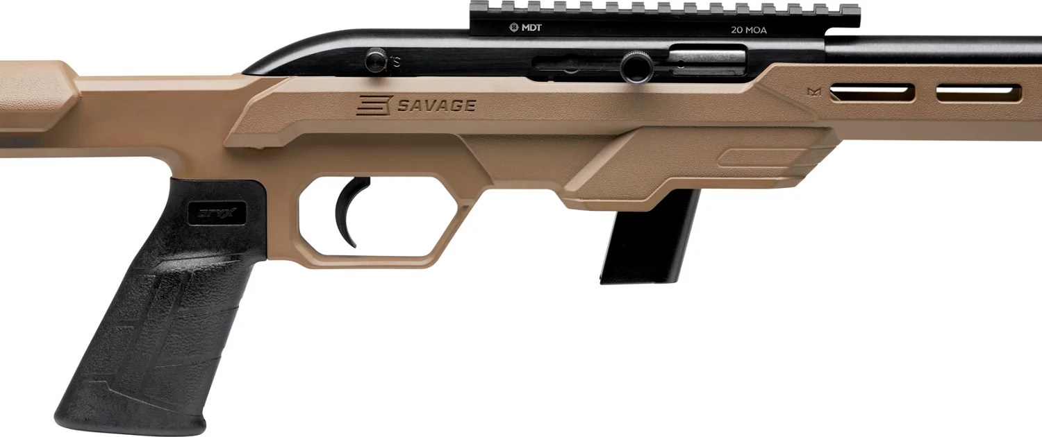 Savage 64 Precision FDE .22 LR Semiautomatic Rimfire Rifle Academy
