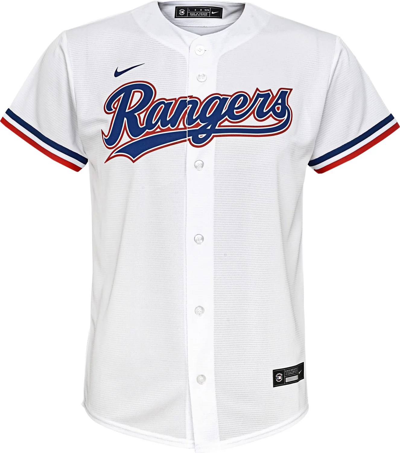 Nike Youth Texas Rangers Home Replica Jersey Academy