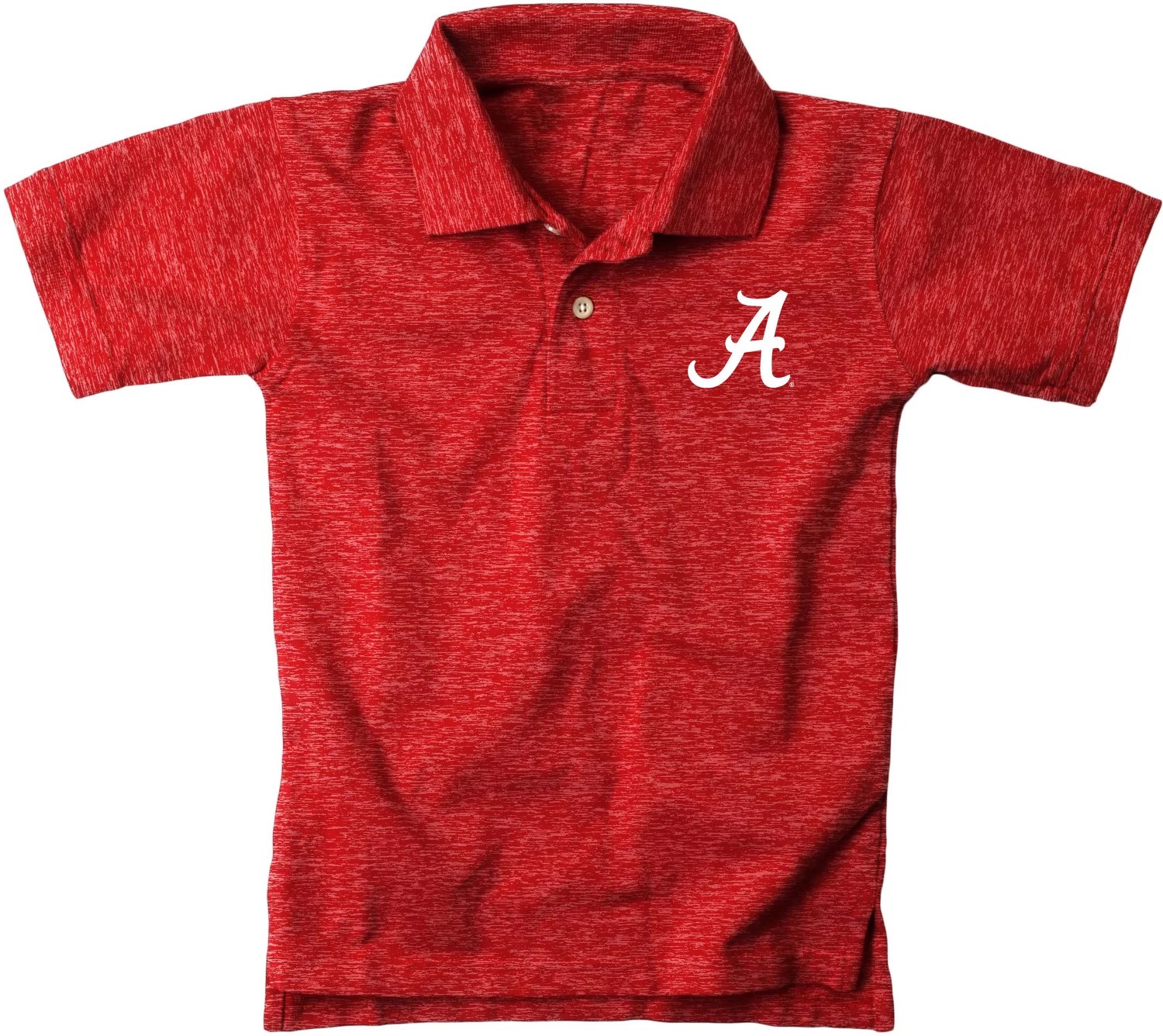 Wes and Willy University of Alabama Cloudy Yarn Polo Shirt Academy