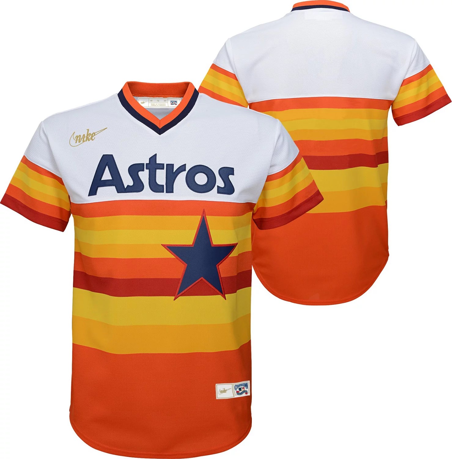 Nike Youth Houston Astros Cooperstown Home Replica Jersey Academy