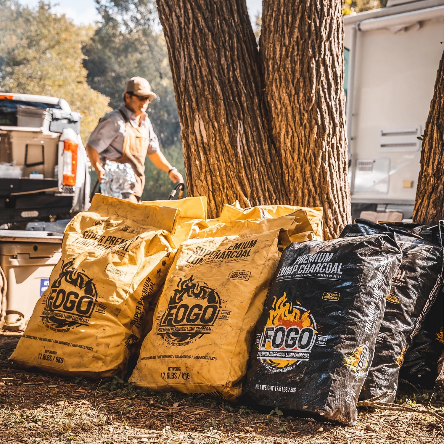 FOGO Charcoal Super Premium 17.6 lb Lump Charcoal Academy