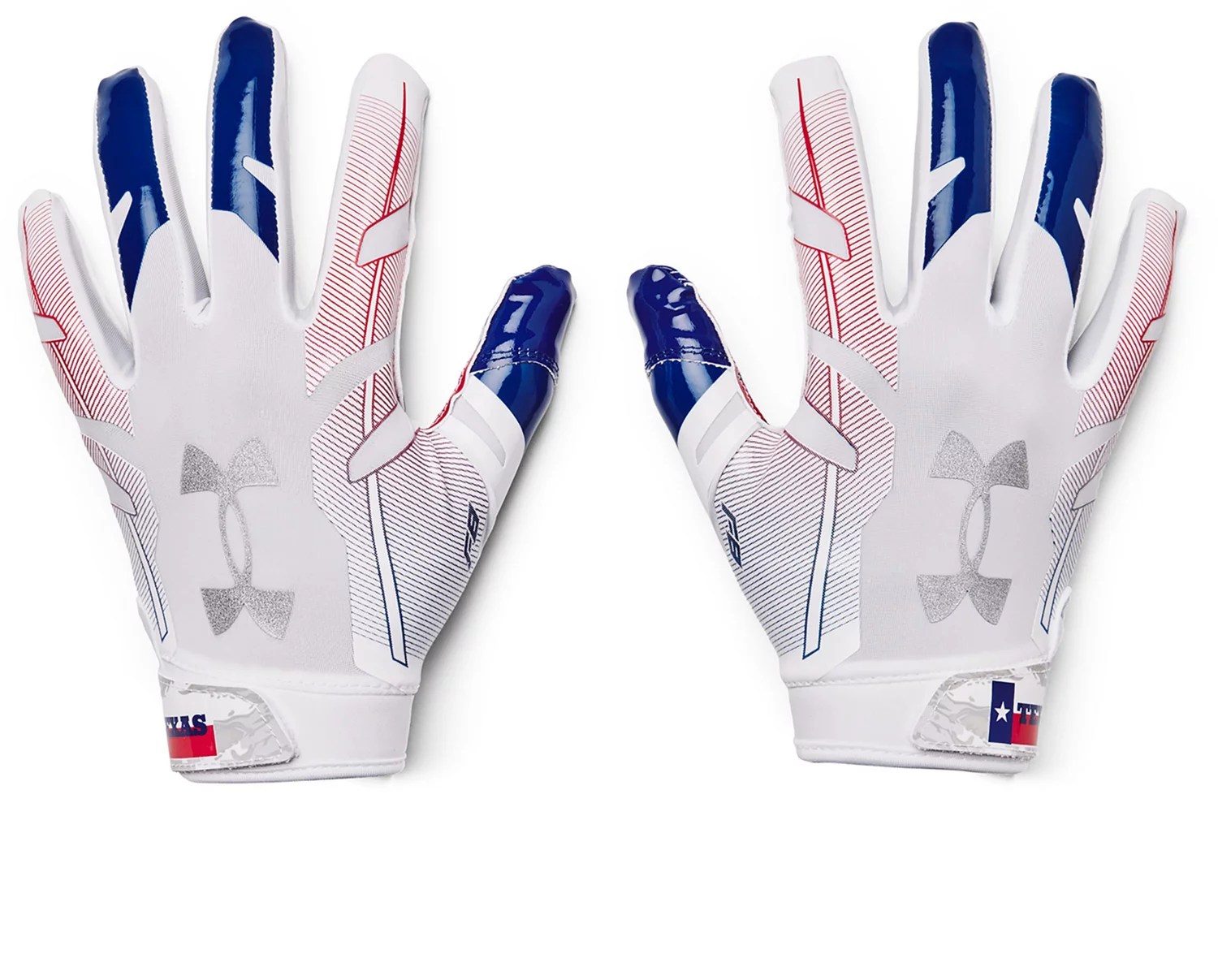 Under Armour Adults' F8 Texas Football Gloves Academy