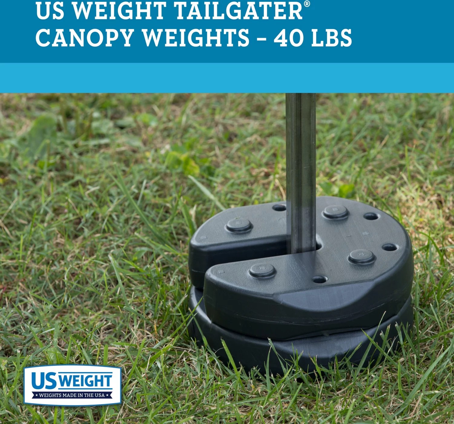 US Weight 40 lb Tailgater Canopy Weights Academy