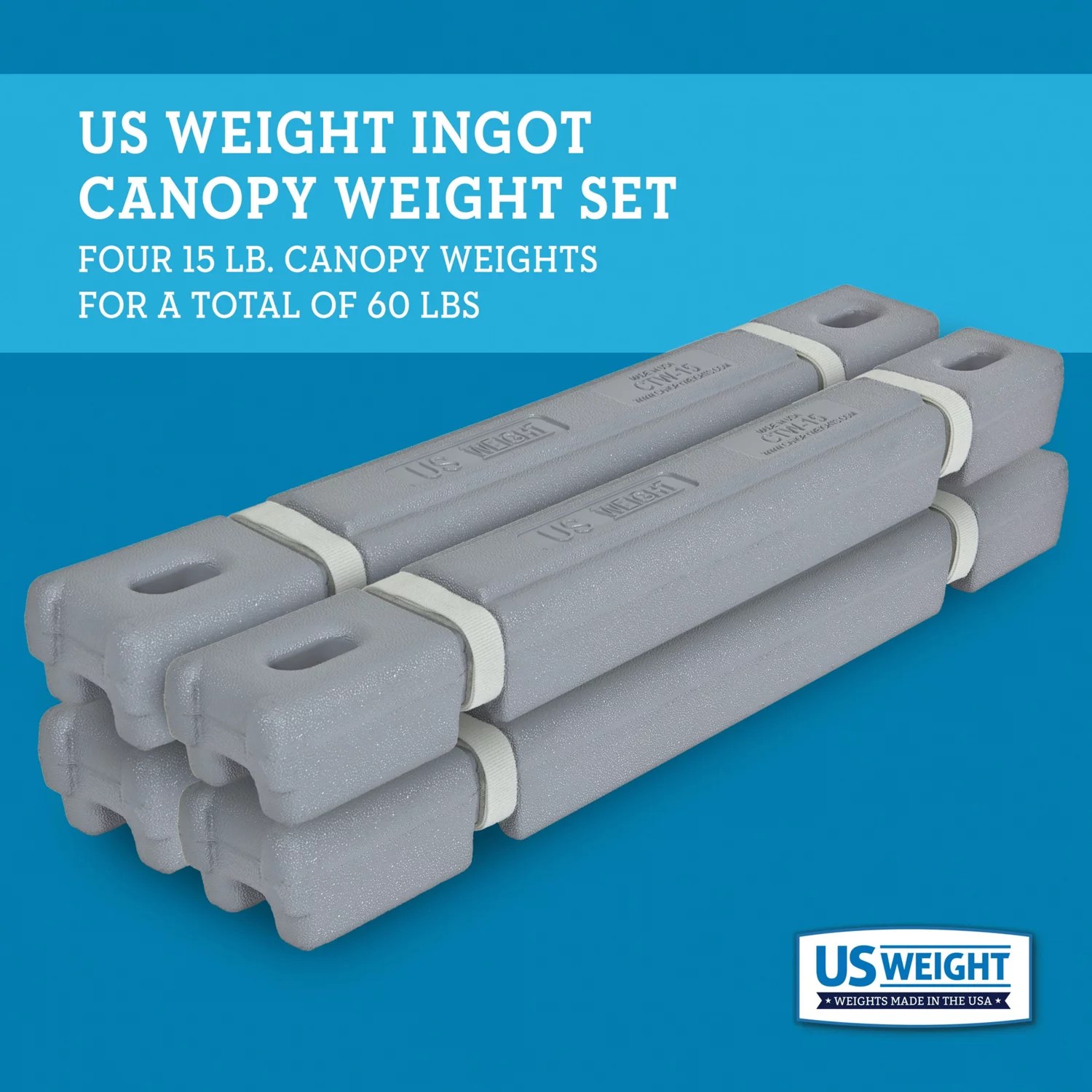 US Weight 60 lb Ingot Canopy Weights Free Shipping at Academy