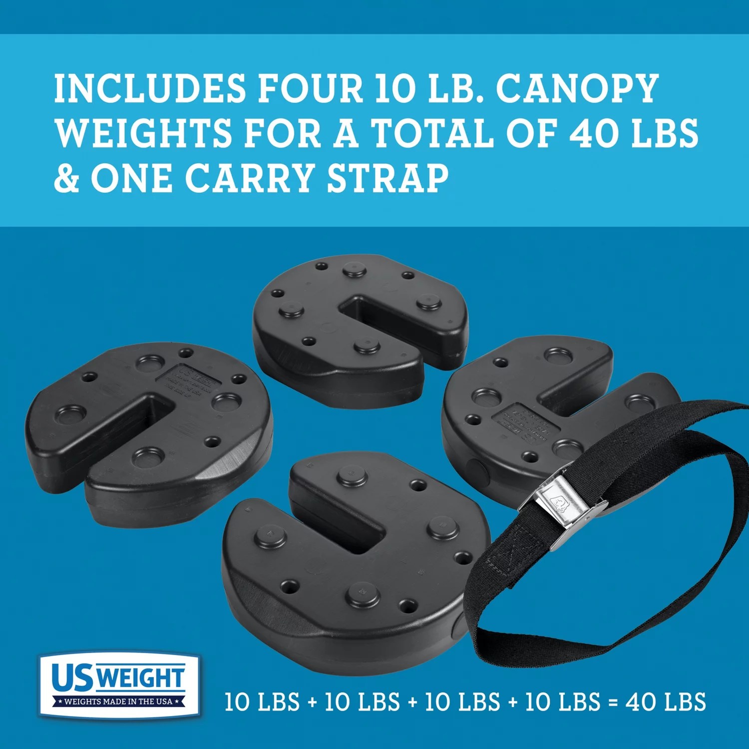 US Weight 40 lb Tailgater Canopy Weights Academy