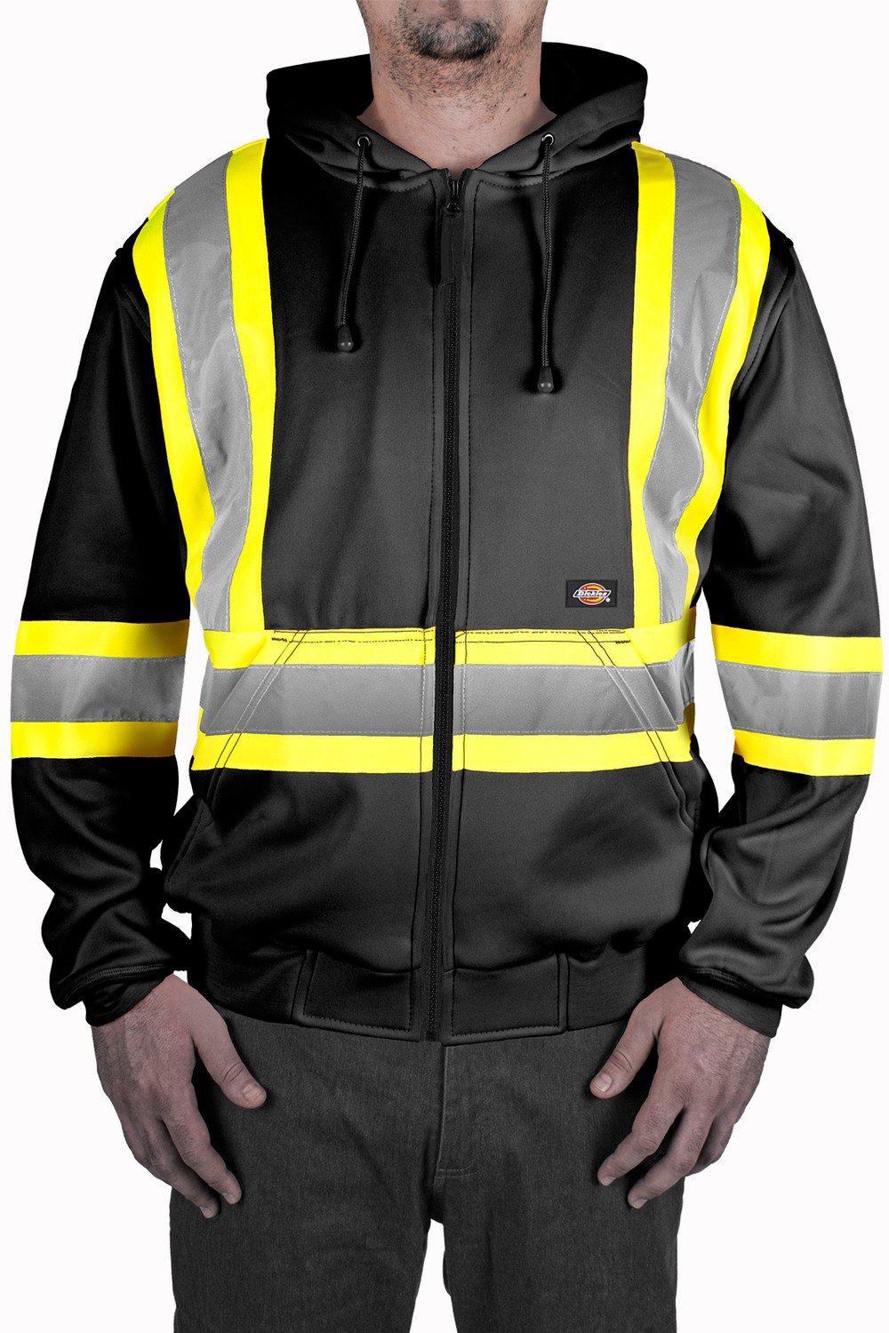 Dickies Men's Workwear HiVis Fleece Hoodie Academy