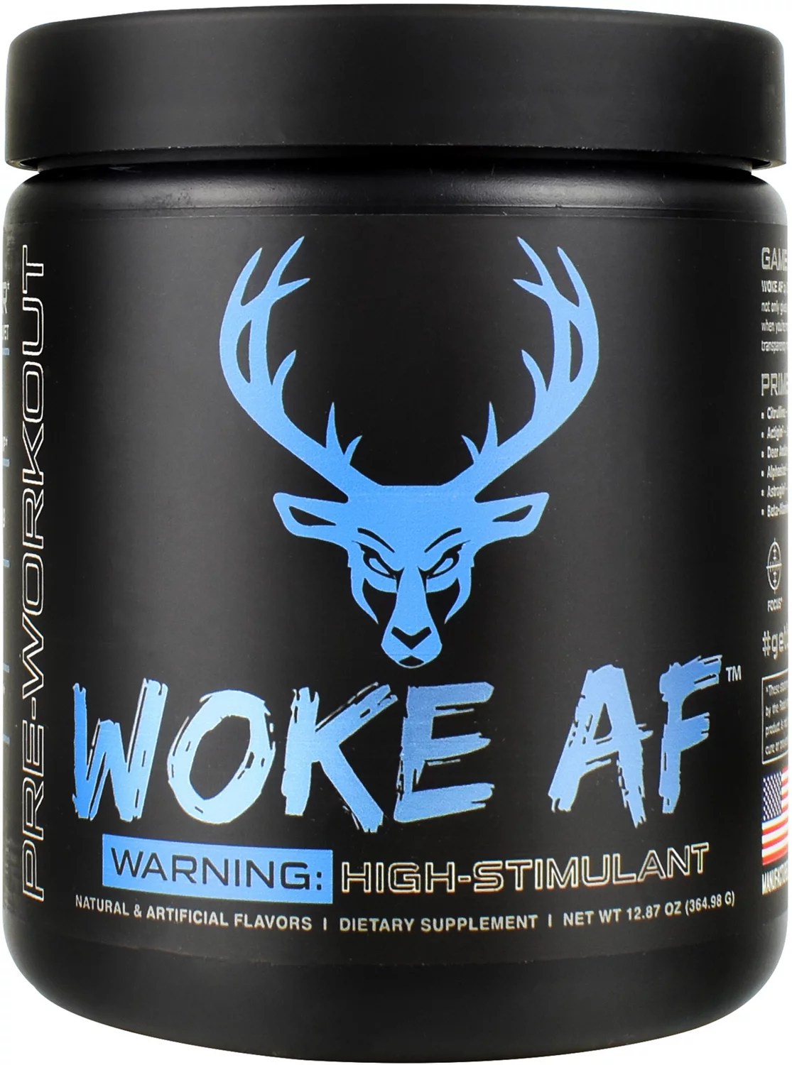 Bucked Up Woke AF PreWorkout Supplement Academy