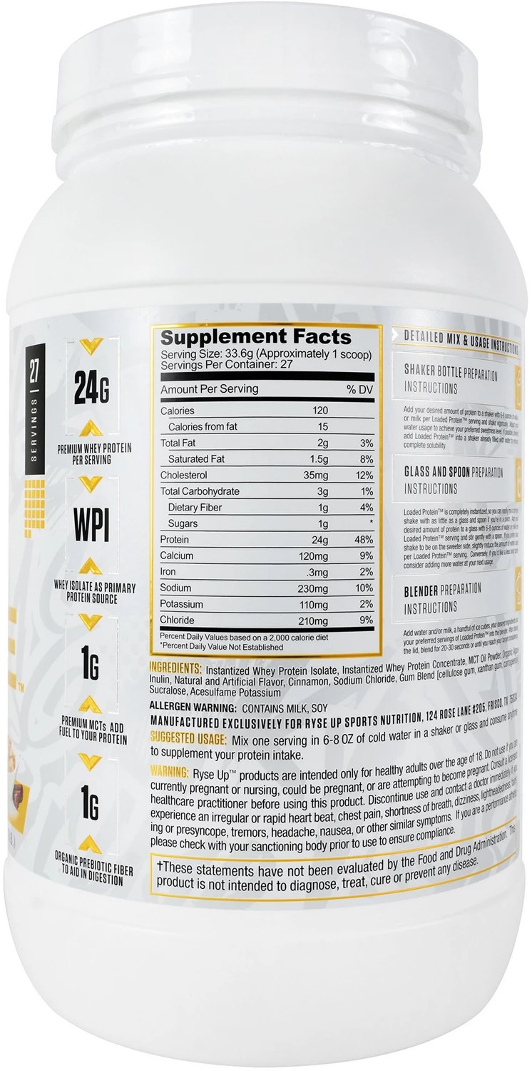 Ryse 2 lb Loaded Protein Academy