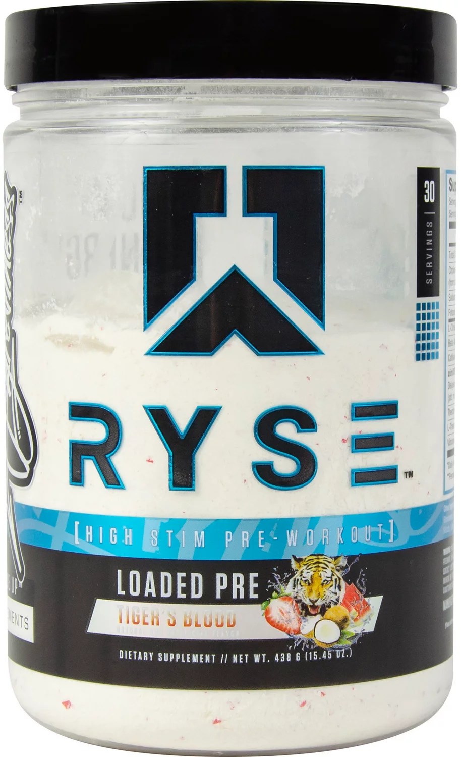 Ryse Loaded PreWorkout Supplement 30 Servings Academy