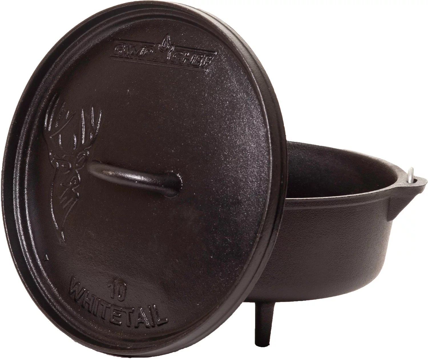 Camp Chef 10 in Cast Iron Classic 4 qt Standard Dutch Oven Academy