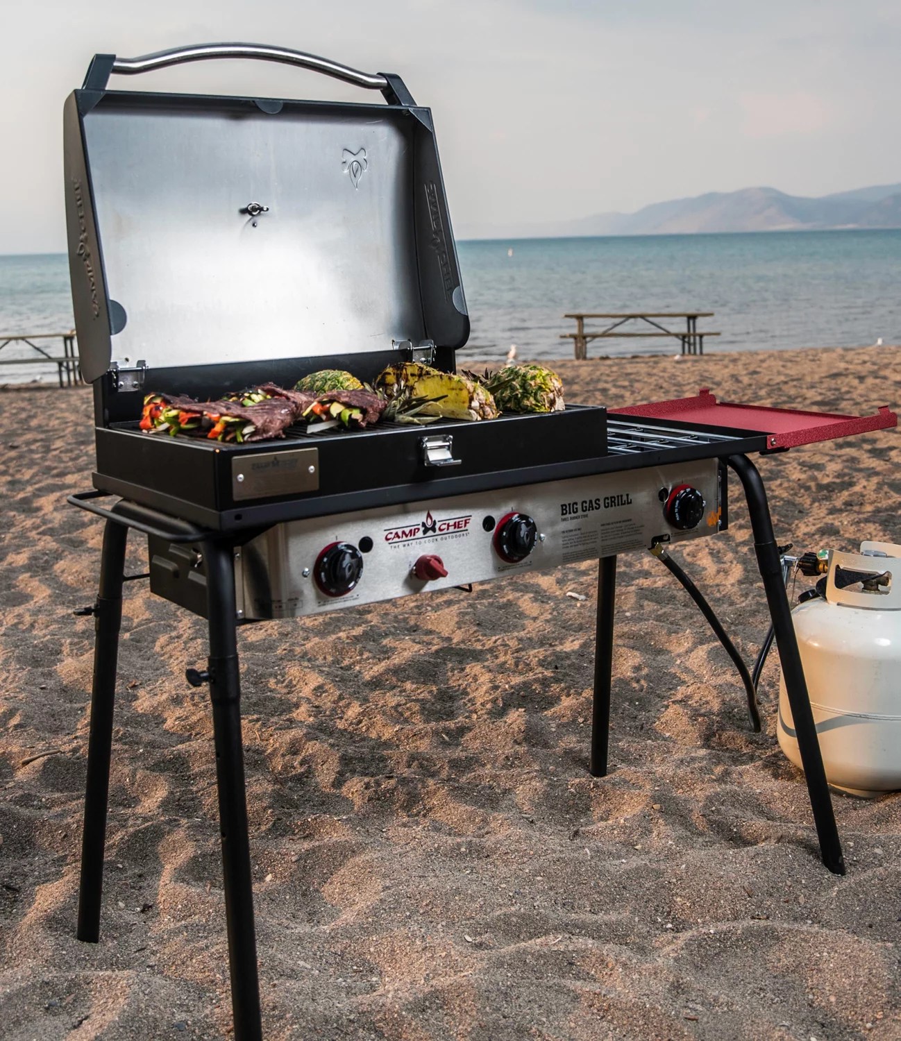 Camp Chef Big Gas Grill 3Burner Cooking System with 16 in x 24 in