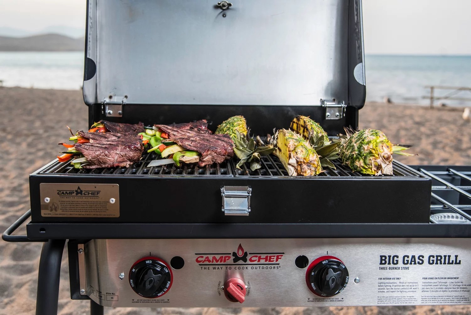 Camp Chef Big Gas Grill 3Burner Cooking System with 16 in x 24 in