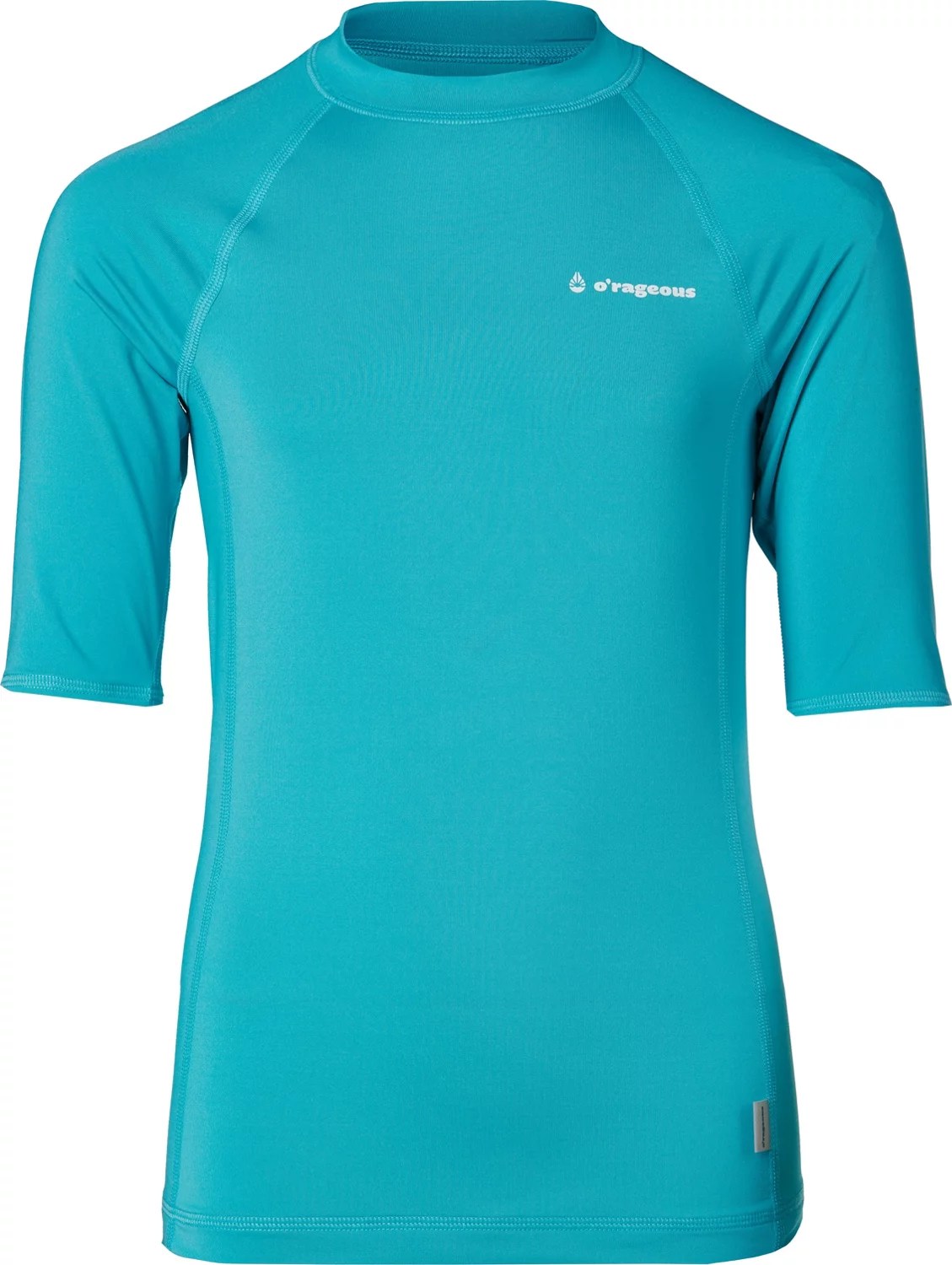 O'Rageous Boys' Solid Short Sleeve Rash Guard Academy