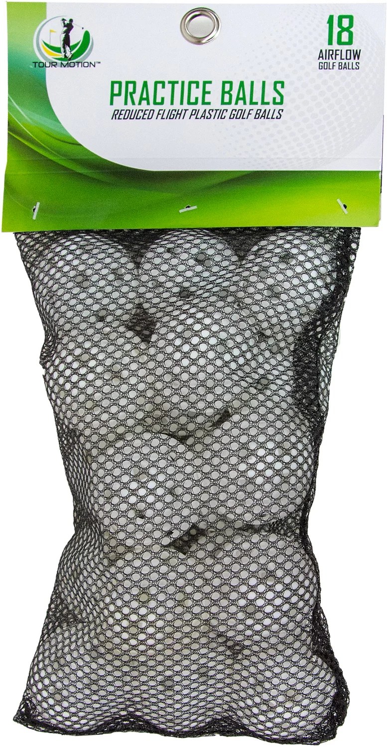 Tour Motion Airflow Practice Golf Balls 18Pack Academy