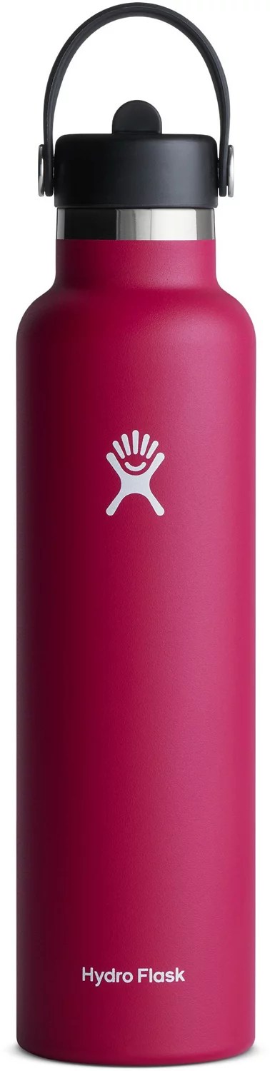 Hydro Flask 24 oz Standard Mouth Straw Lid Water Bottle Academy