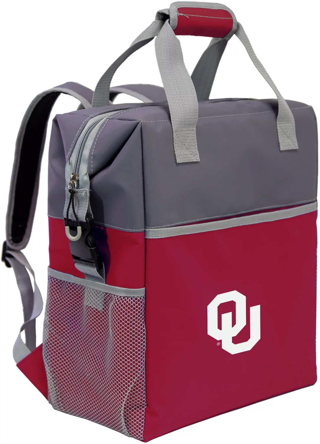 Logo Brands University of Oklahoma Colorblock Backpack Cooler Academy