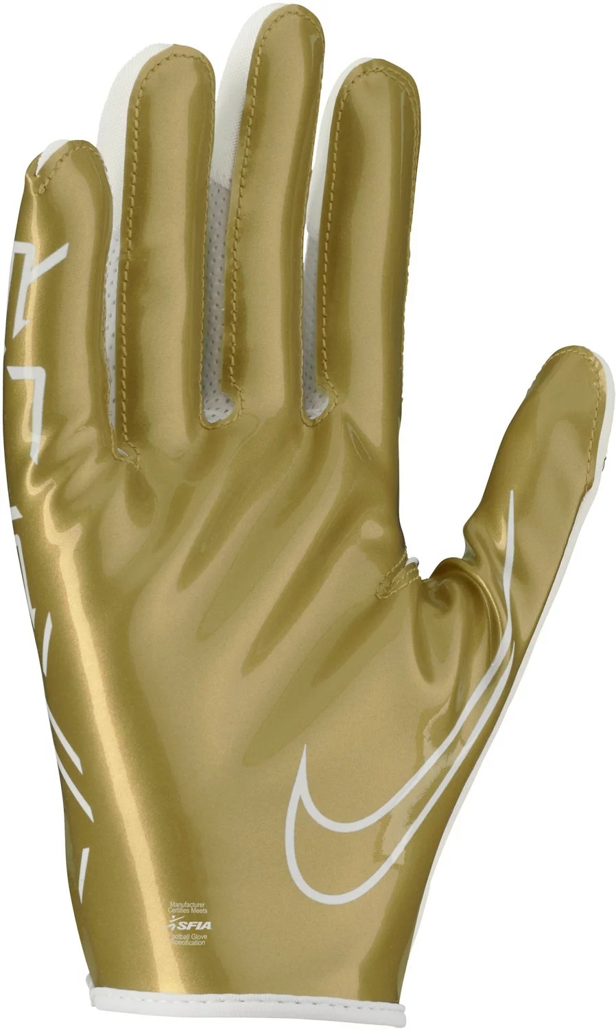 Nike Adults’ Vapor Jet 7.0 Metallic Football Gloves Academy