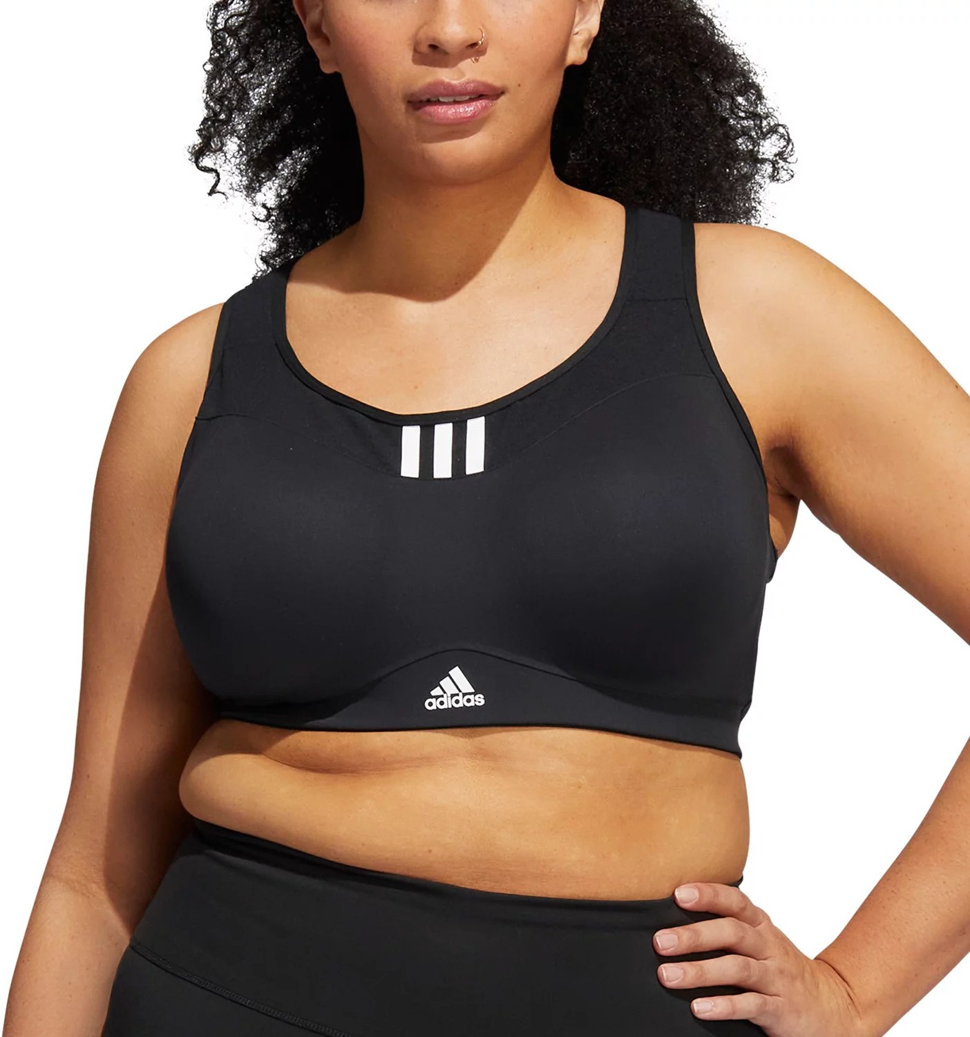 adidas Women's TLRD Impact Plus Size High Support Sports Bra Academy