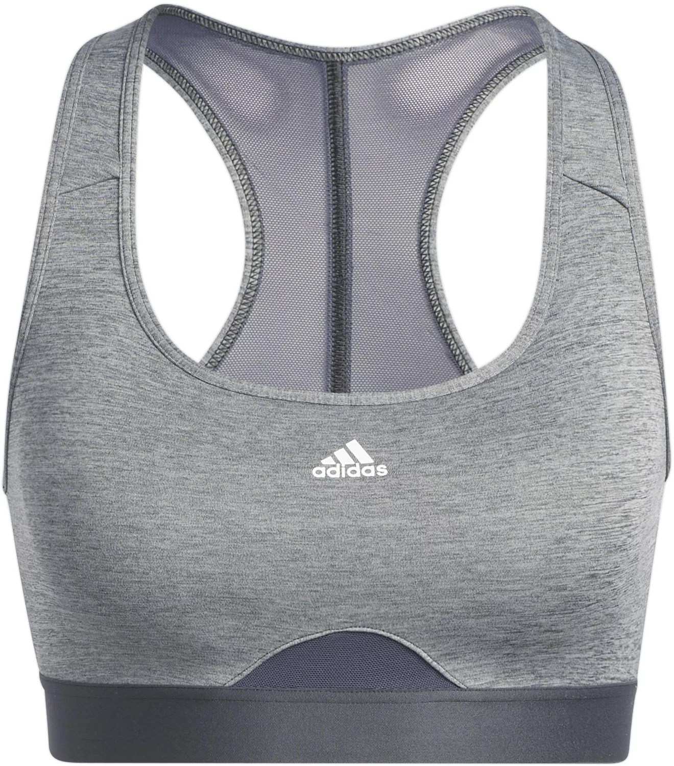 adidas Women's Powerreact Training Medium Support Sports Bra Academy