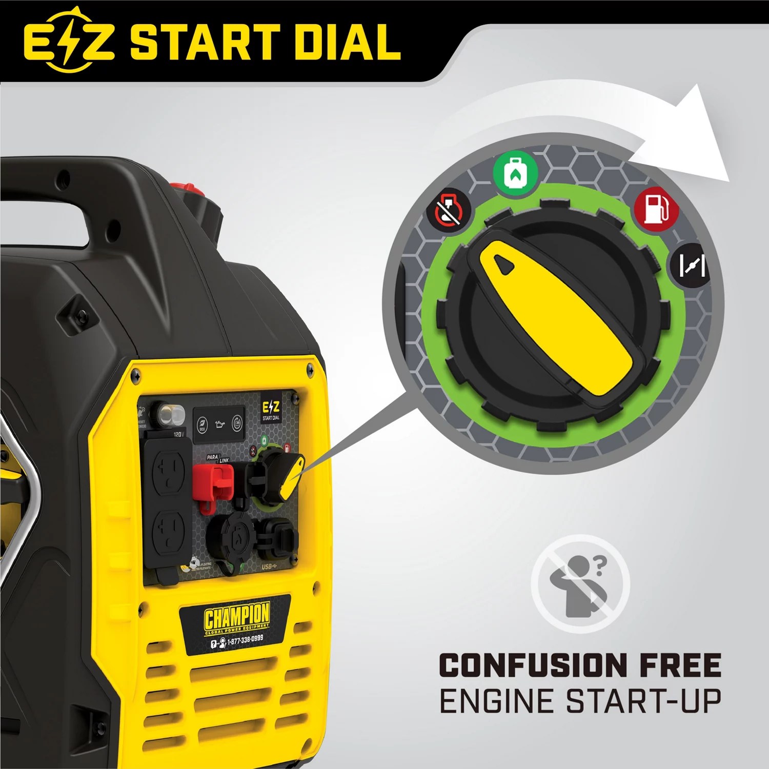 Champion 2,500-Watt Ultralight Portable Dual Fuel Inverter Generator