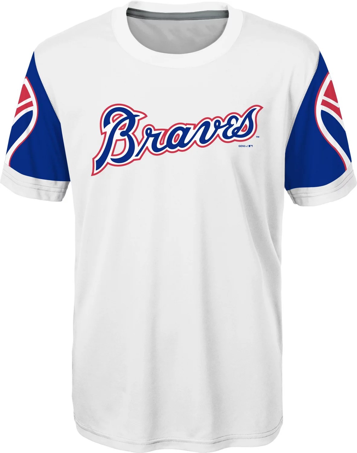 Outerstuff Youth Atlanta Braves Cooperstown Sublimated Short Sleeve