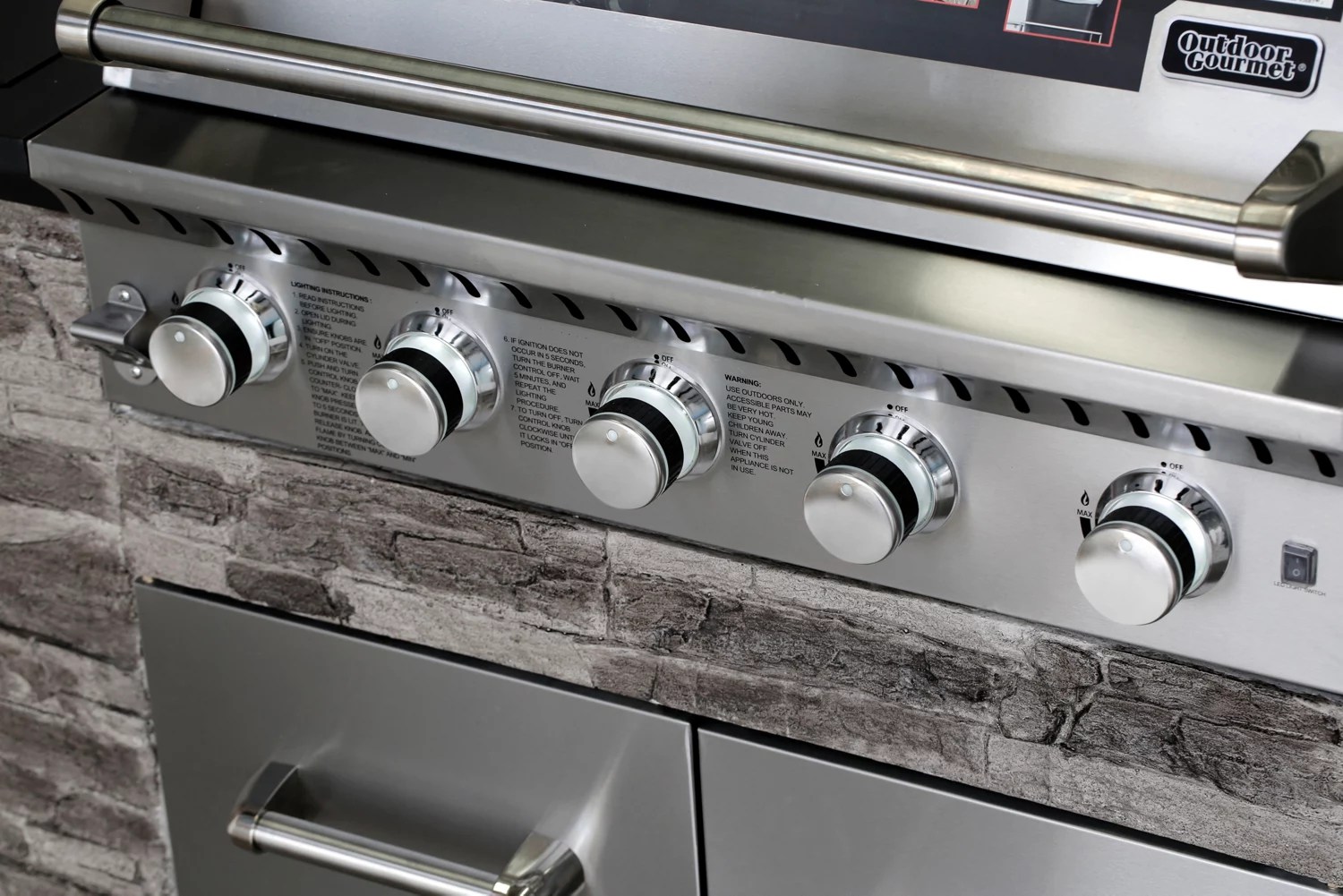 Outdoor Gourmet 5Burner Island Grill Academy