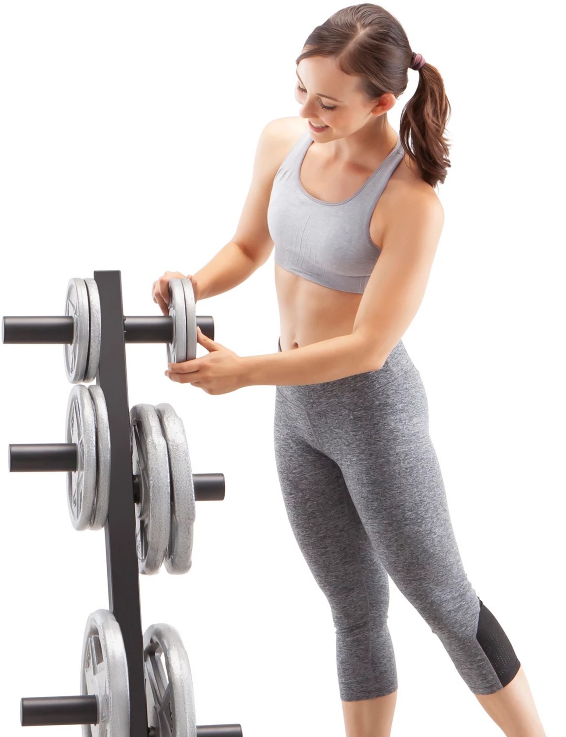 Marcy OlympicSize Weight Plate Holder Academy