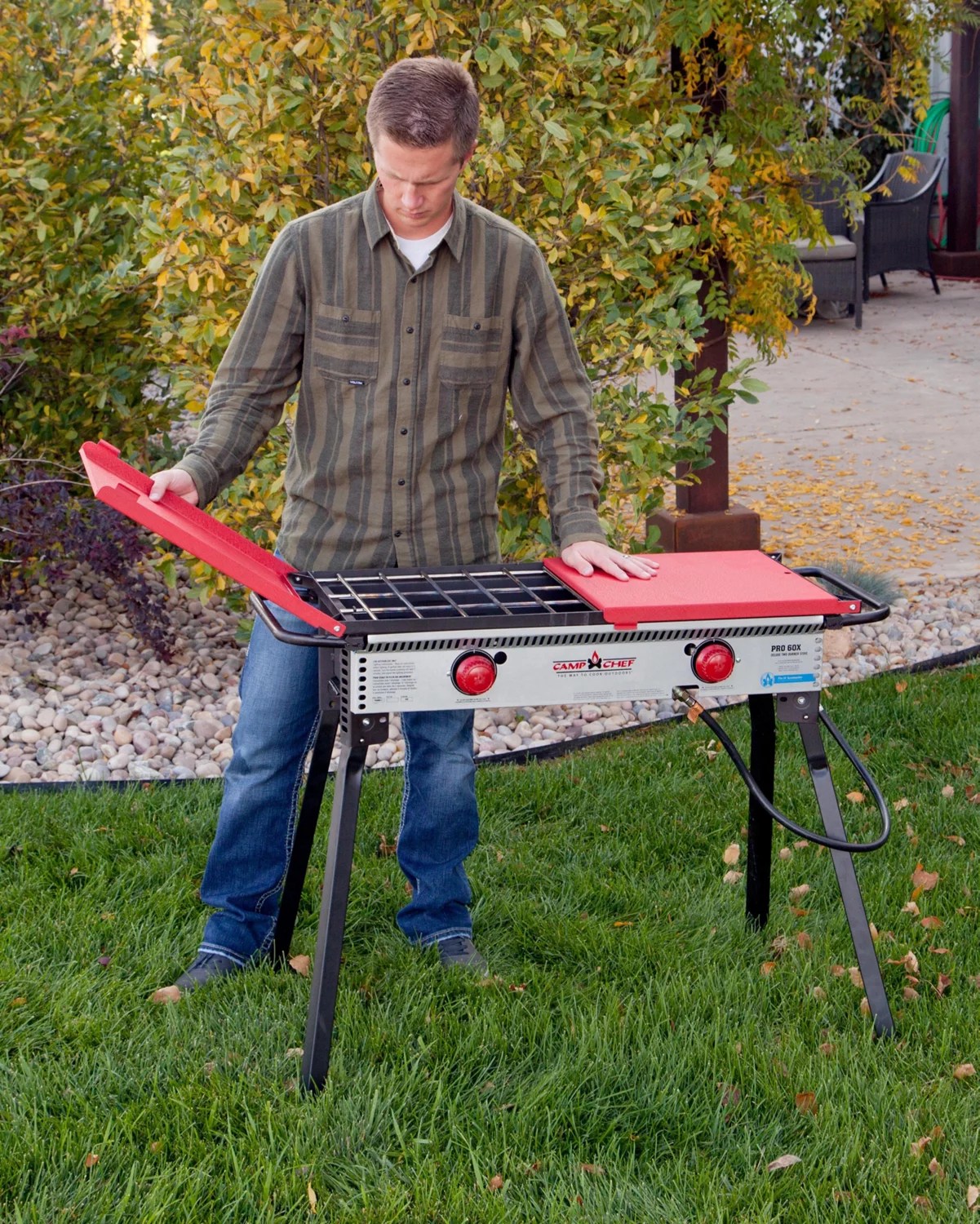 Camp Chef Deluxe 2 Burner Portable Stove Academy