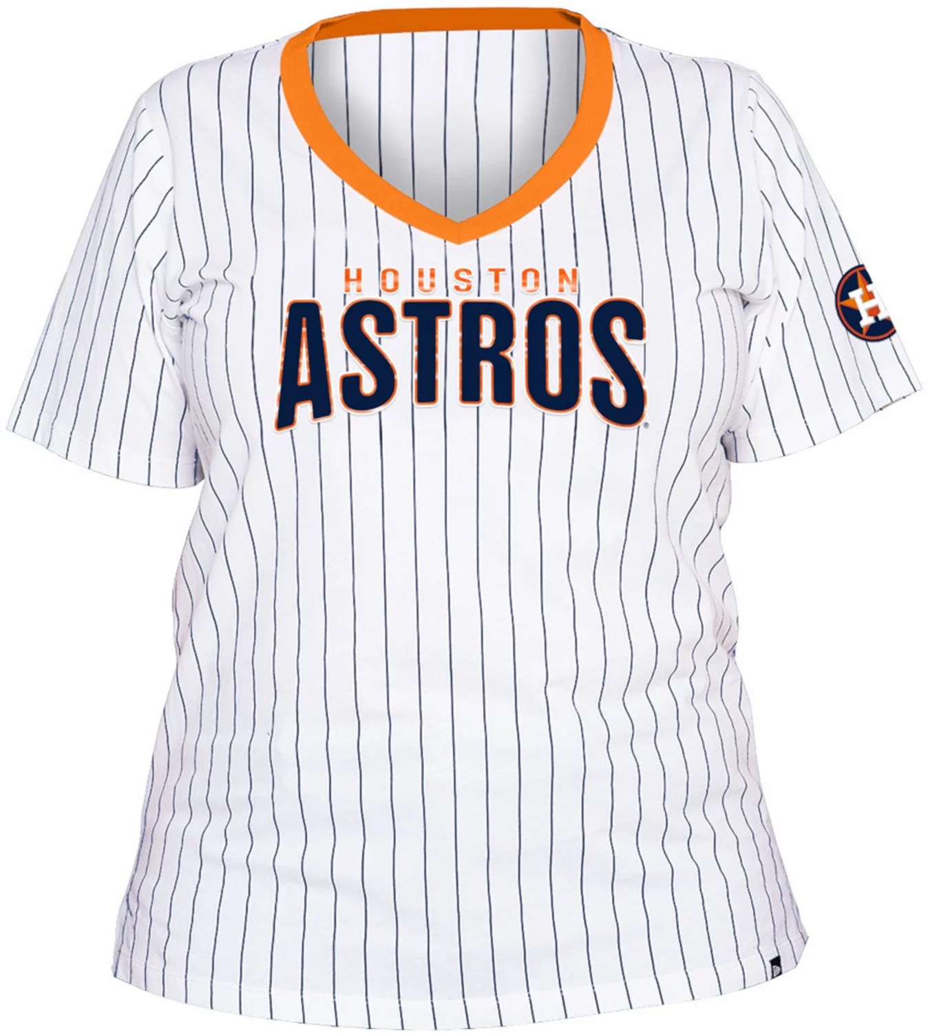 New Era Women's Houston Astros Opening Night Plus Size Tshirt Academy