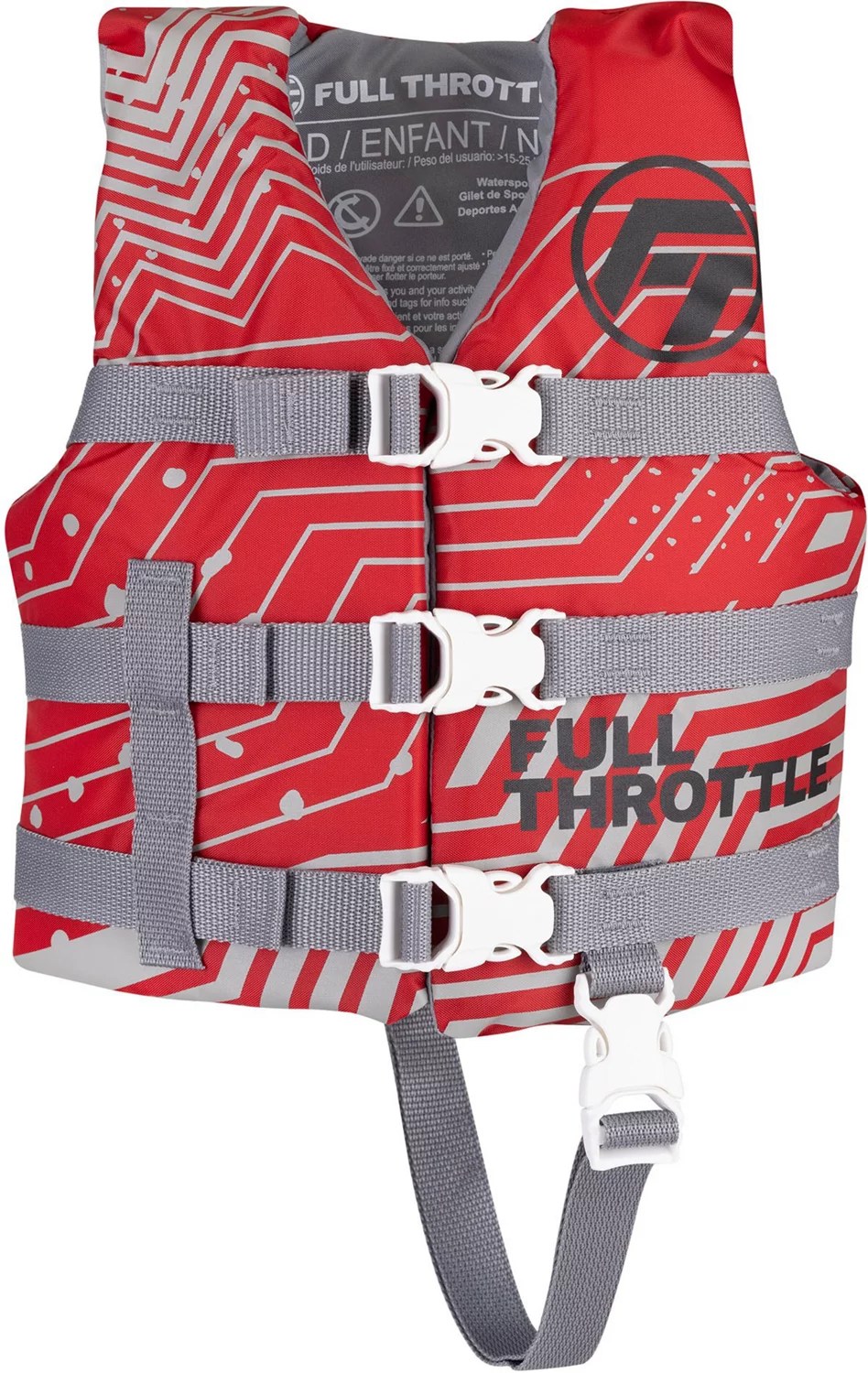 Full Throttle Child Nylon Vest Life Jacket Academy