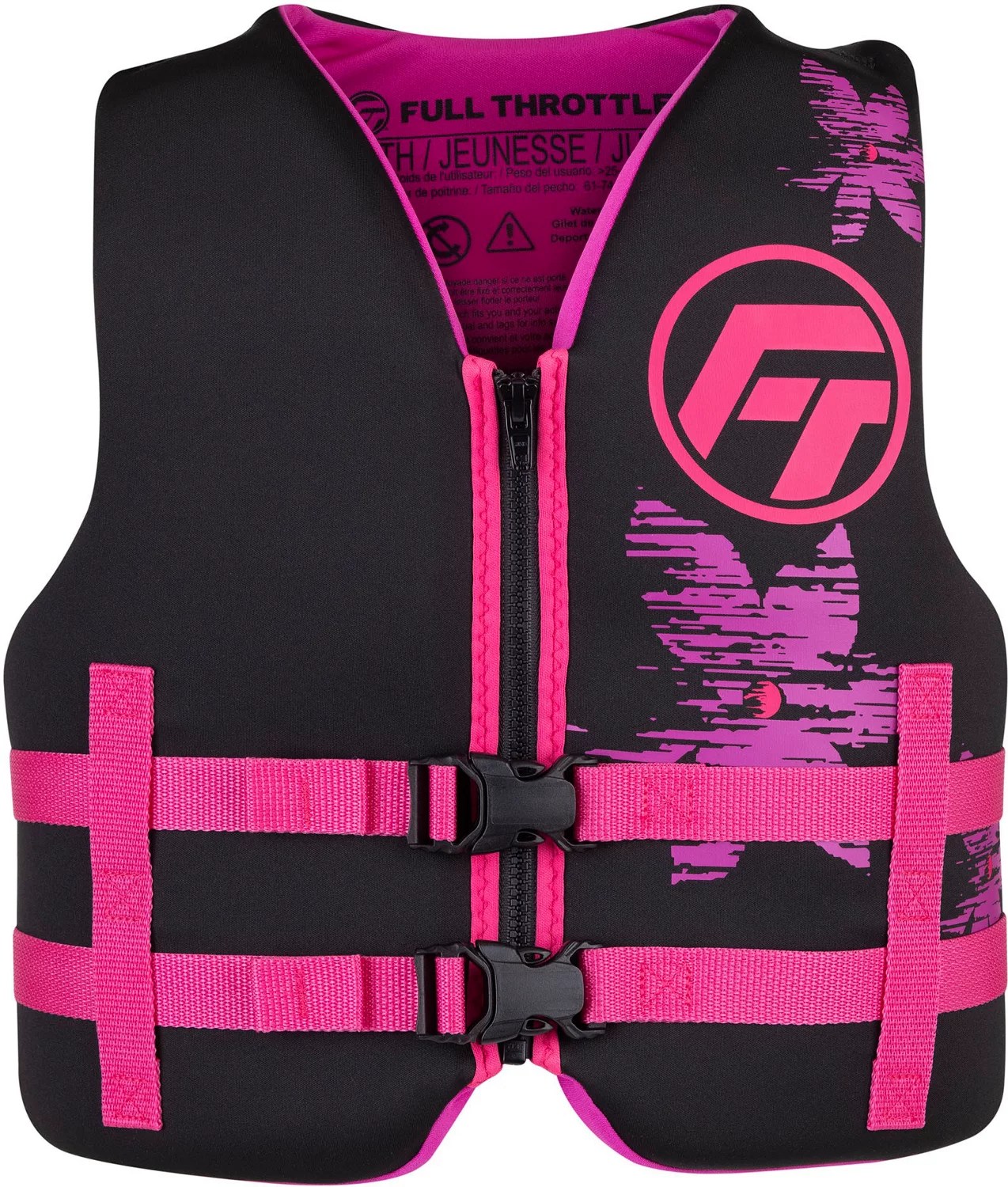 Full Throttle Youth RapidDry Life Jacket Academy