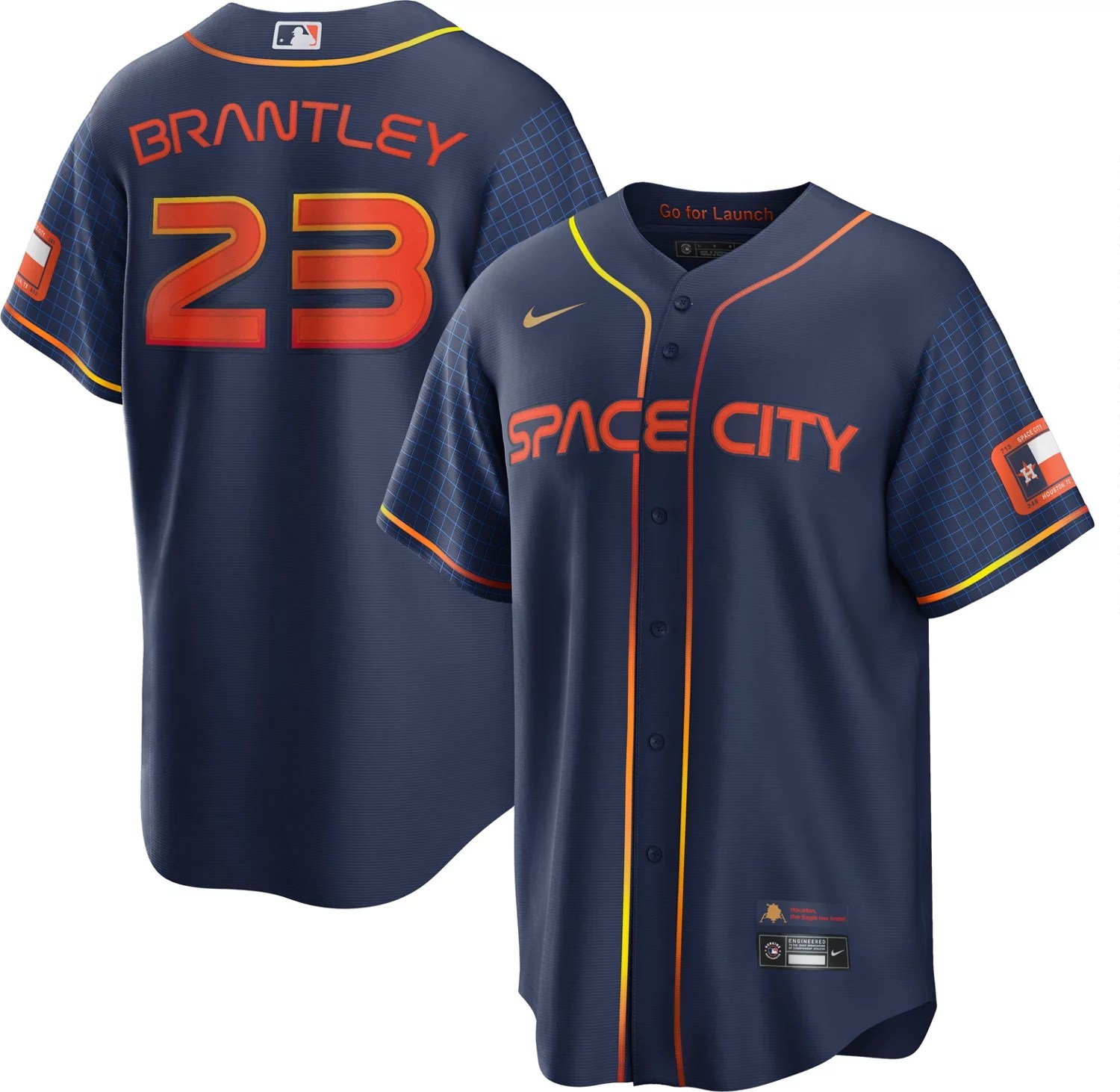 Nike Men's Houston Astros Michael Brantley 23 City Connect Replica