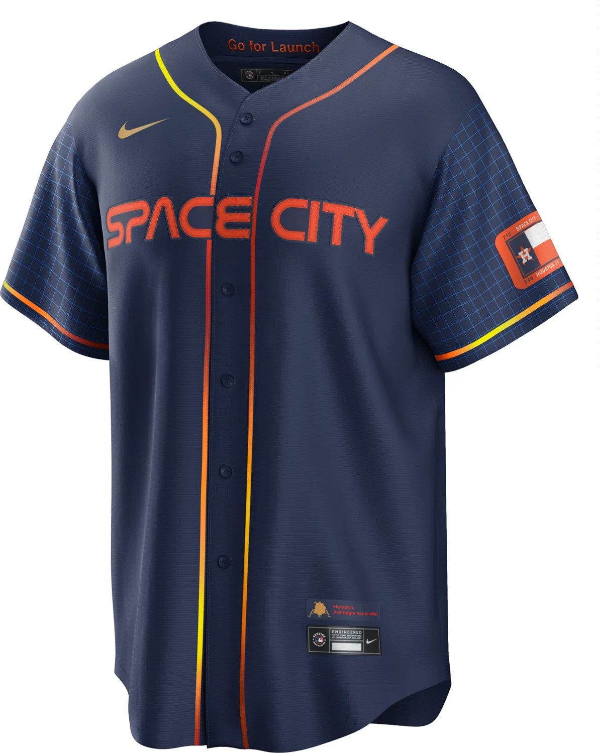 Nike Men's Houston Astros Jose Altuve 27 City Connect Replica Jersey