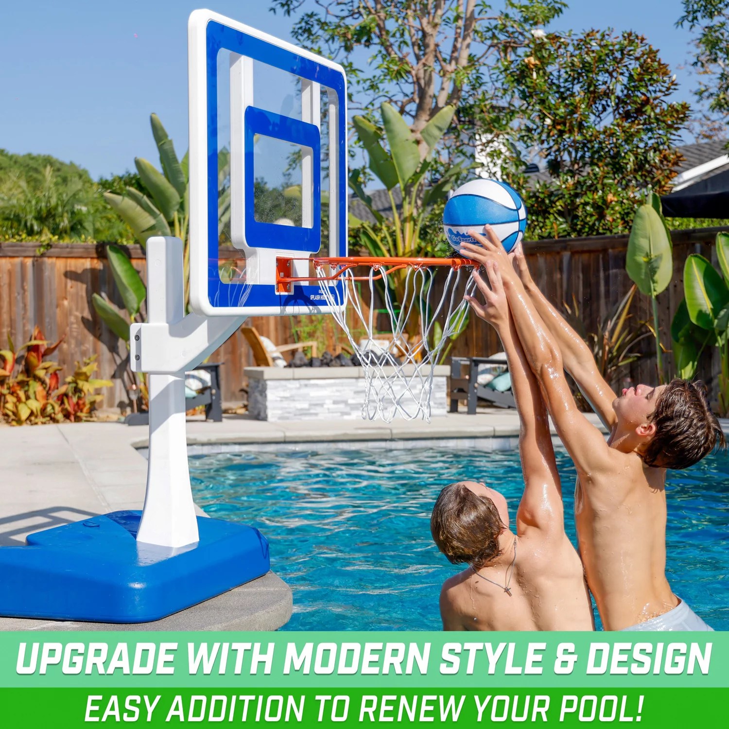 GoSports Splash Hoop ELITE Swimming Pool Basketball Hoop Academy