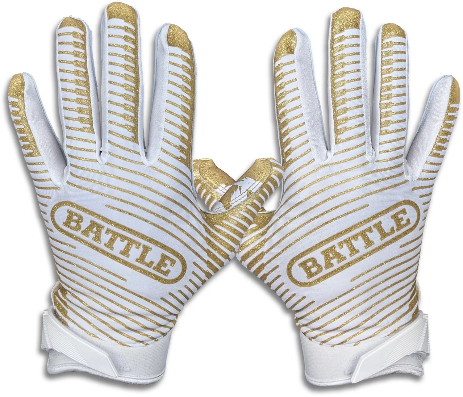 Battle Adults' Doom Filthy Rich Sparkle Football Gloves Academy