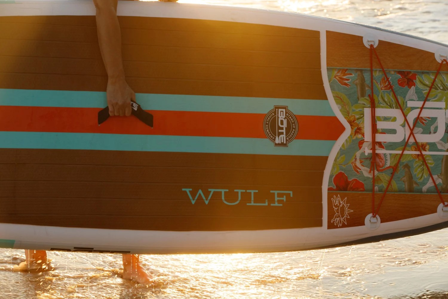 BOTE Board WULF Aero Native Floral Inflatable SUP Paddleboard Academy