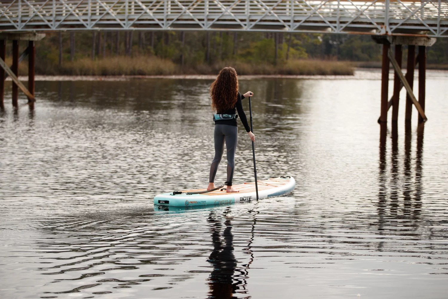 BOTE Board WULF Aero Native Floral Inflatable SUP Paddleboard Academy