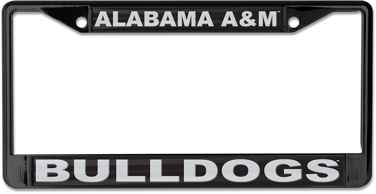 WinCraft Alabama A&M University Blackout License Plate Frame Academy