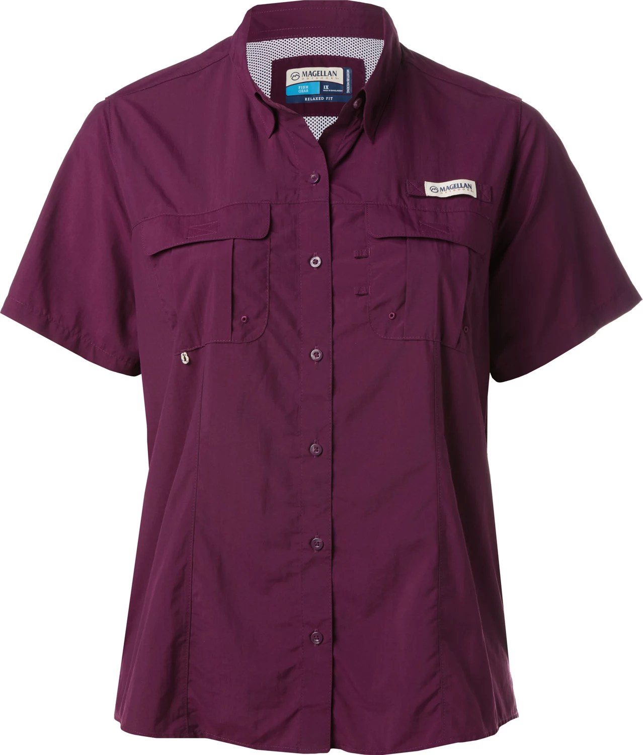 Magellan Outdoors Women's Laguna Madre Plus Size Fishing Shirt Academy