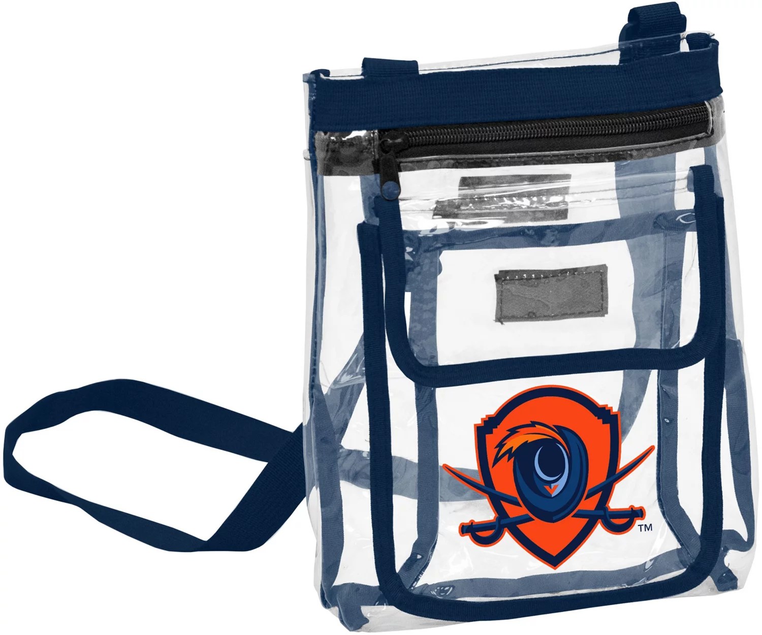 Logo Brands University of Virginia Clear Gameday Crossbody Bag Academy