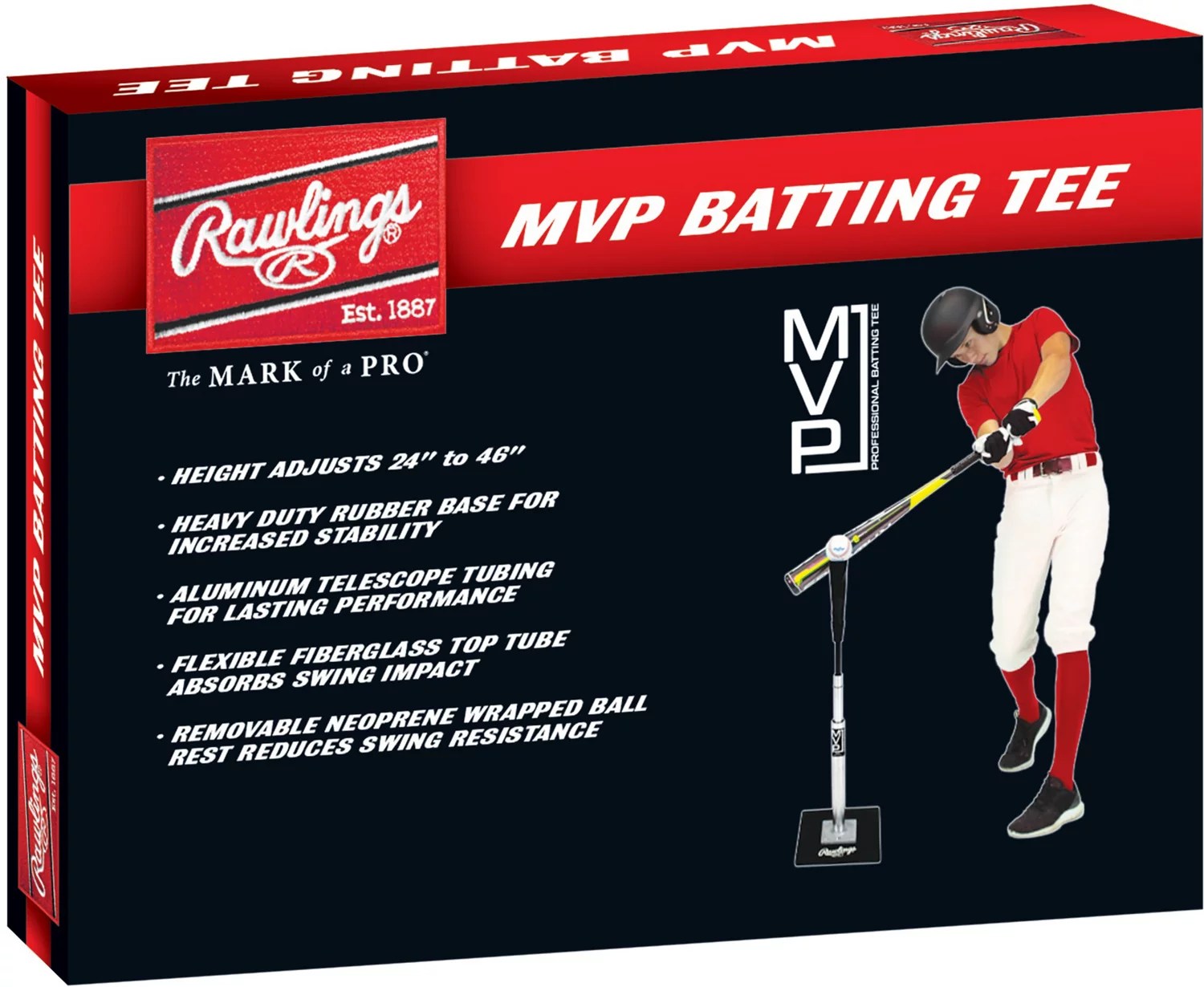 Rawlings MVP Batting Tee Free Shipping at Academy