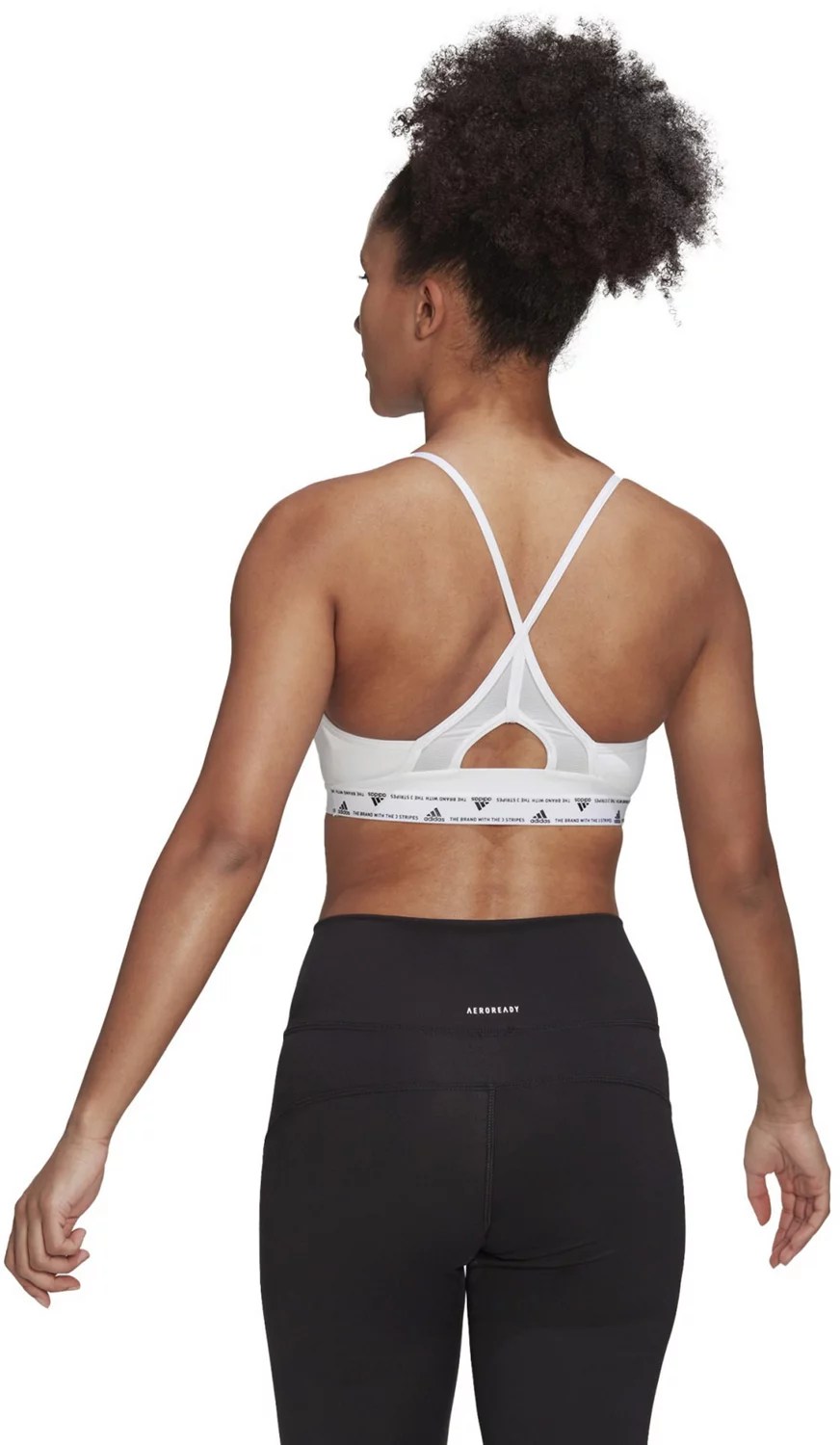 adidas Women's Aeroreact Light Support Sports Bra Academy